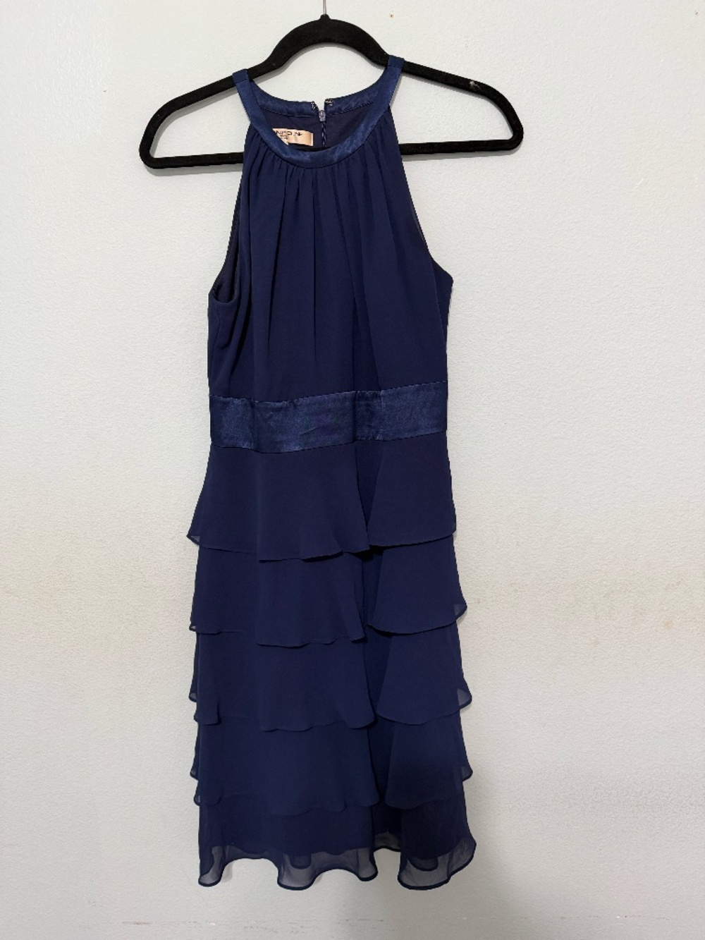 Navy Blue Petite Dress - Size 8P